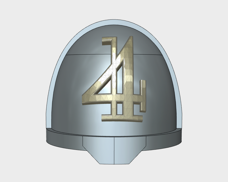 10x Ogothic #4 - G:11a Shoulder Pads