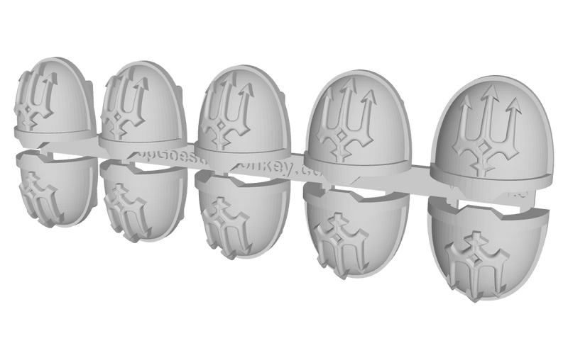 10x Retiarian Spears - G:11a Shoulder Pads