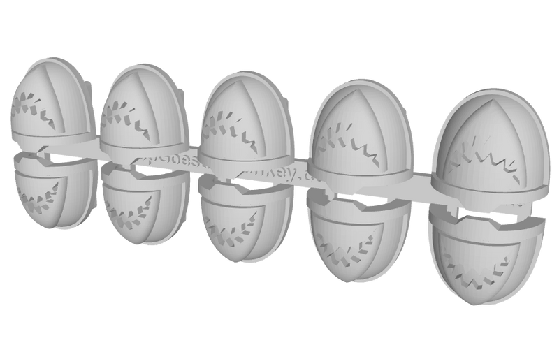 10x Space Sharks - G:11a Shoulder Pads