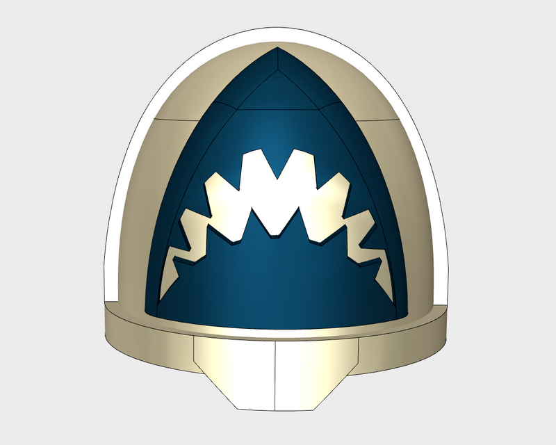 10x Space Sharks - G:11a Shoulder Pads