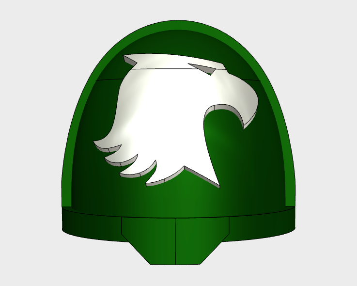 10x Stoic Raptors - G:11a Right Shoulder Pads