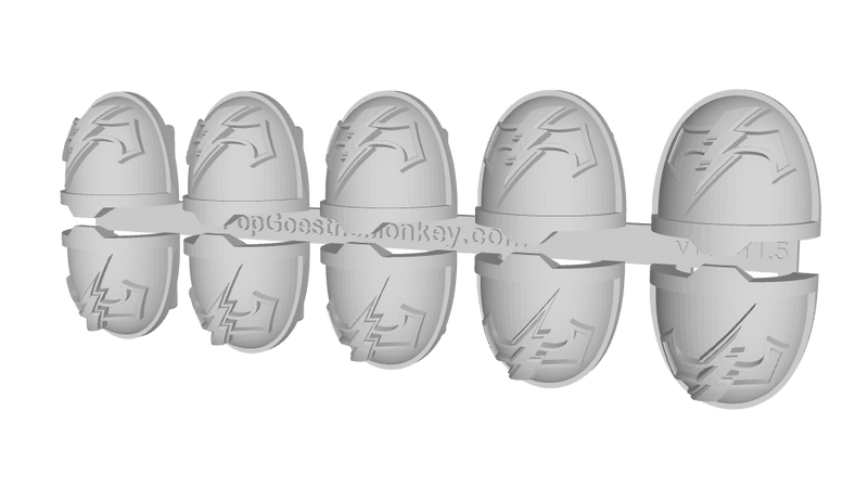 10x Storm Scarred - G:11a Shoulder Pads