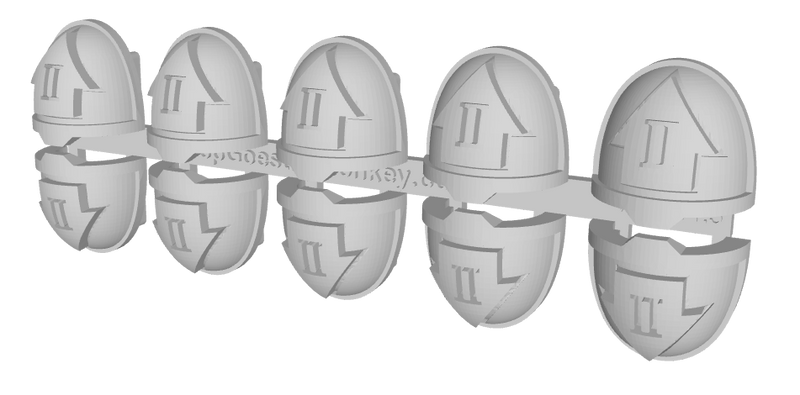 10x Tac-Arrow 1 / 2nd Squad - G:11a Shoulder Pads