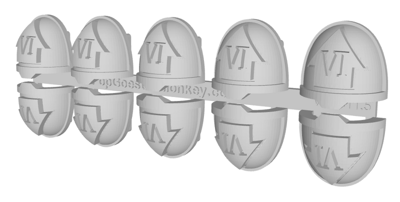 10x Tac-Arrow 1 / 6th Squad - G:11a Shoulder Pads