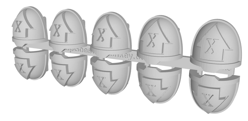 10x Tac-Arrow 1 / 10th Squad - G:11a Shoulder Pads