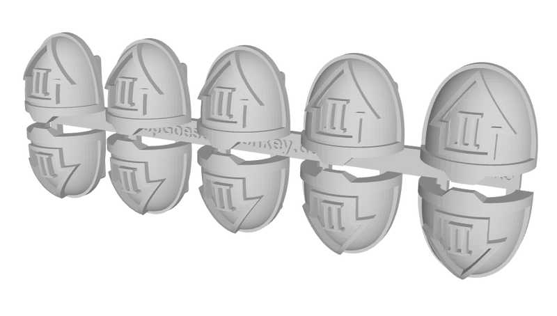 10x Tac-Arrow 2 / 2nd Squad - G:11a Shoulder Pads