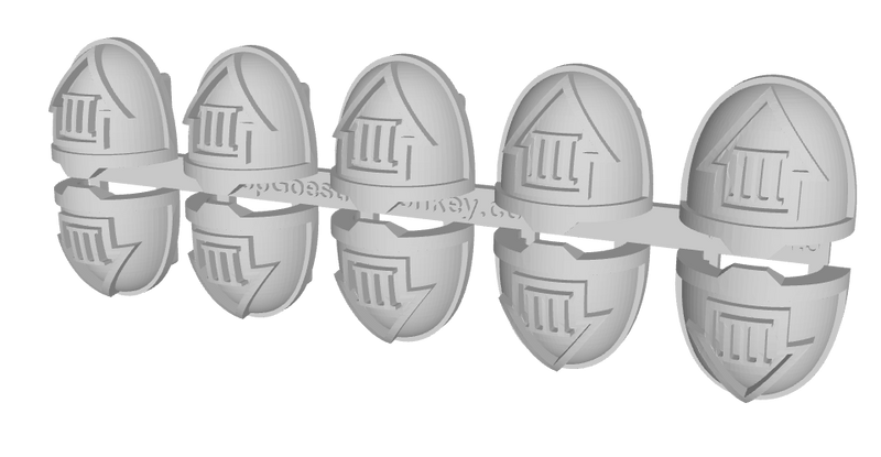 10x Tac-Arrow 2 / 3rd Squad - G:11a Shoulder Pads
