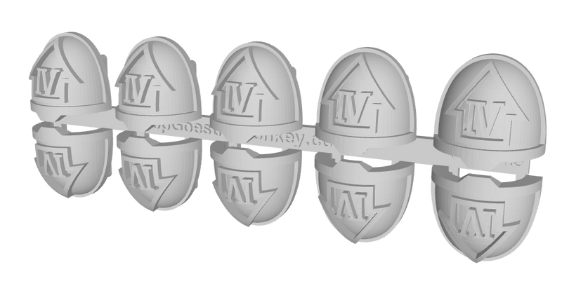 10x Tac-Arrow 2 / 4th Squad - G:11a Shoulder Pads