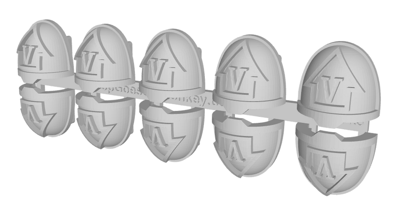 10x Tac-Arrow 2 / 5th Squad - G:11a Shoulder Pads