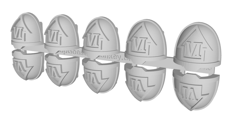10x Tac-Arrow 2 / 6th Squad - G:11a Shoulder Pads