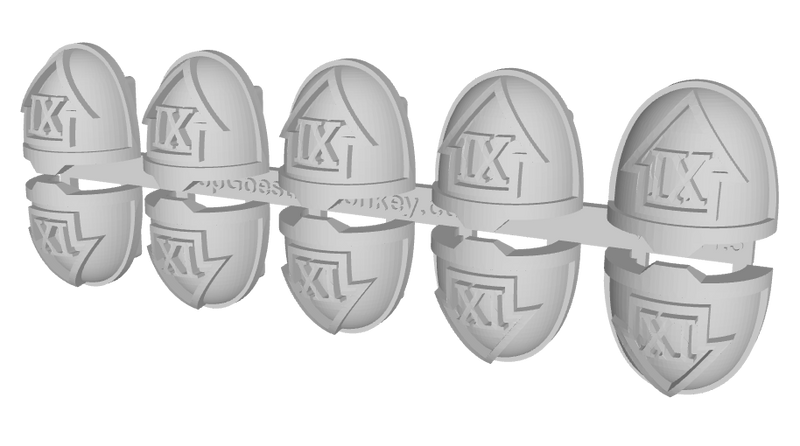 10x Tac-Arrow 2 / 9th Squad - G:11a Shoulder Pads