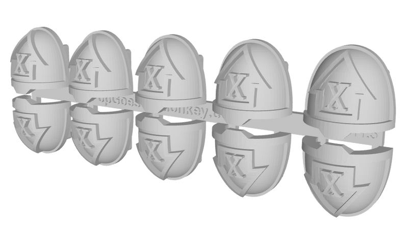 10x Tac-Arrow 2 / 10th Squad - G:11a Shoulder Pads