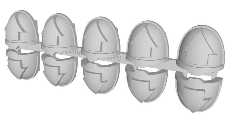 10x Tactical Arrow 1 Groove - G:11a Shoulder Pads