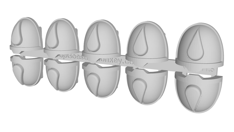 10x Teardrop - G:11a Shoulder Pads