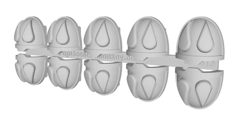 10x Two Drops - G:11a Shoulder Pads