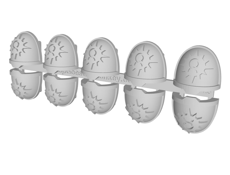 10x Auroran Suns - G:11a Shoulder Pads