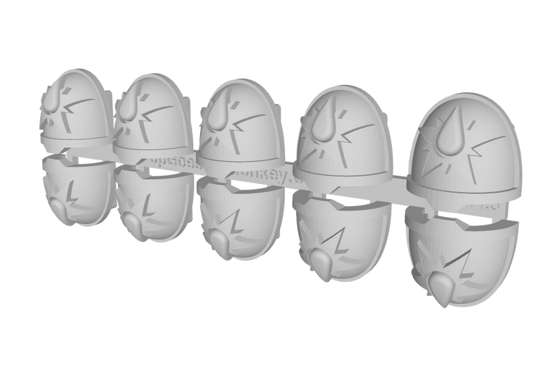 10x Celestial Sions - G:11a Shoulder Pads