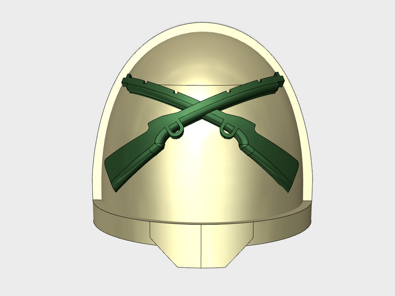 10x Crossed Rifles - G:11a Shoulder Pads