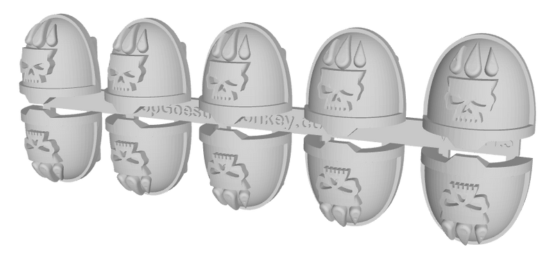 10x Crown of Blood - G:11a Shoulder Pads