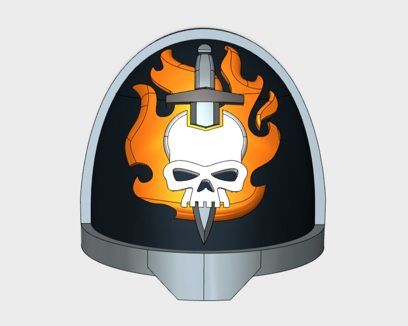 10x Ghosts of Nocturne - G:11a Shoulder Pads