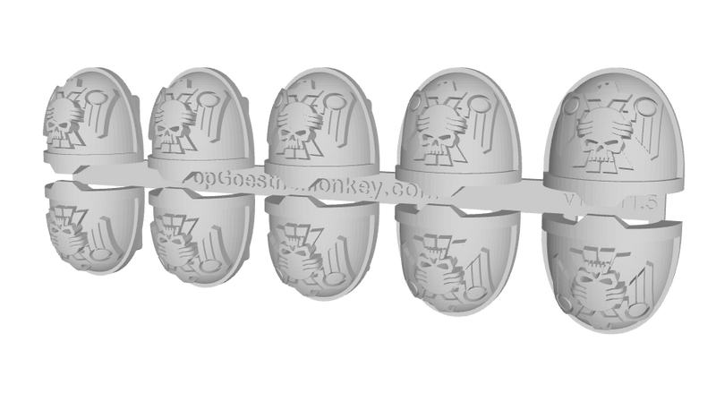 10x Hawk Raiders - G:11a Shoulder Pads