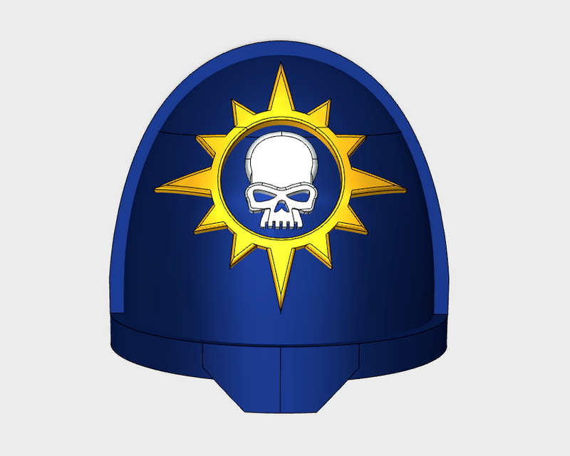 10x Nova Skulls - G:11a Shoulder Pads