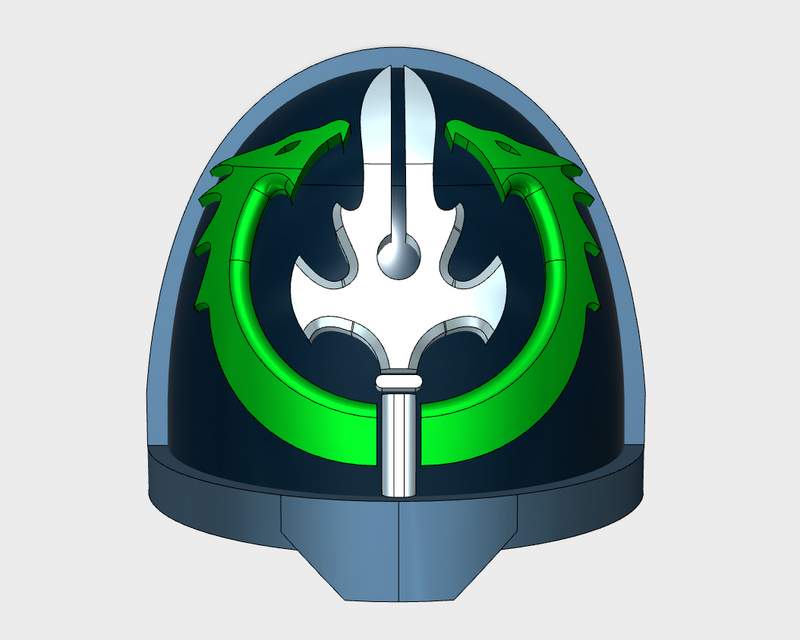 10x Pale Spears - G:11a Shoulder Pads