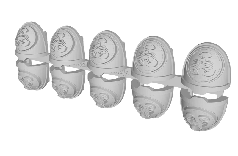 10x Scorpio Legion - G:11a Shoulder Pads