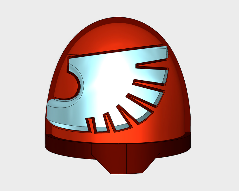 10x Silver Hawks - G:11a Shoulder Pads