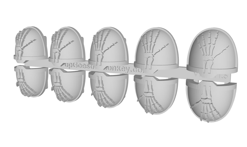 10x Skeletal Hand L - G:11a Shoulder Pads
