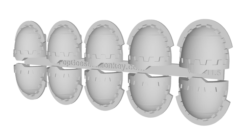 10x Blank - G:11b Cogged Shoulder Pads