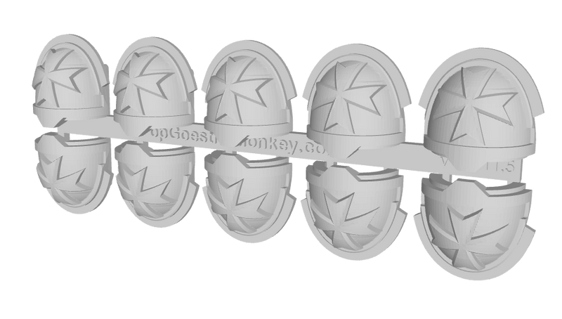 10x Maltese Cross - G:11b Shoulder Pads