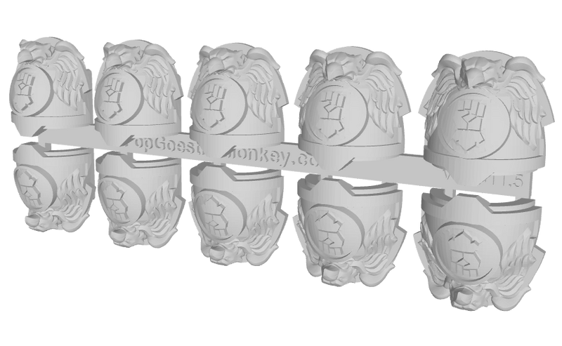 10x Kings Fist - G:11b Eagle Pauldrons