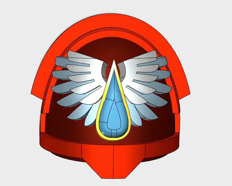 10x Angel Tears - G:11b Shoulders pads
