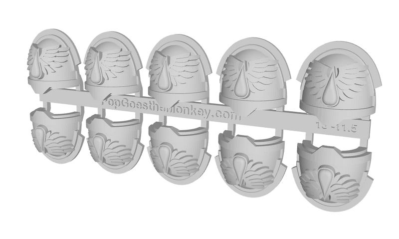 10x Angel Tears - G:11b Shoulders pads