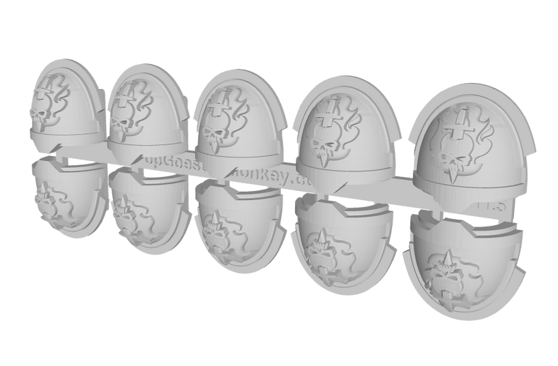 10x Ghosts of Nocturne - G:11b Shoulder Pads