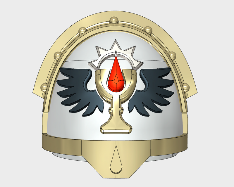 10x Grail Knights - G:11b Shoulder Pads