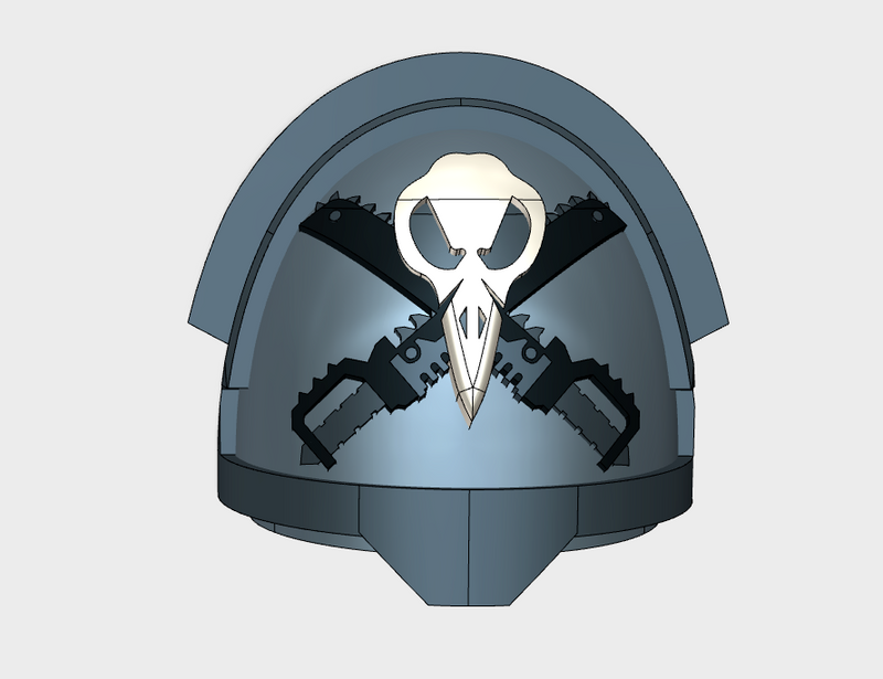 10x Shadow Ravens - G:11b Shoulder Pads