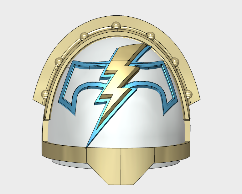 10x Storm Scarred - G:11b Riveted Shoulder Pads