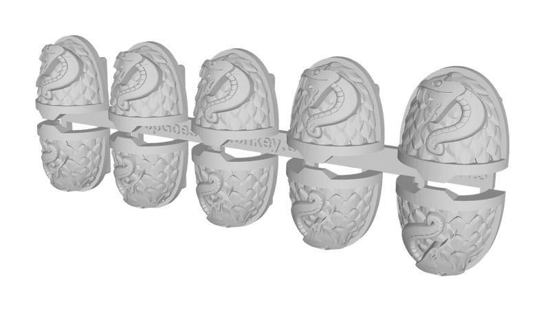 10x Copperheads - G:11v Shoulder Pads