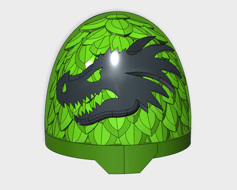 10x Dragon Head - G:11v Shoulder Pads