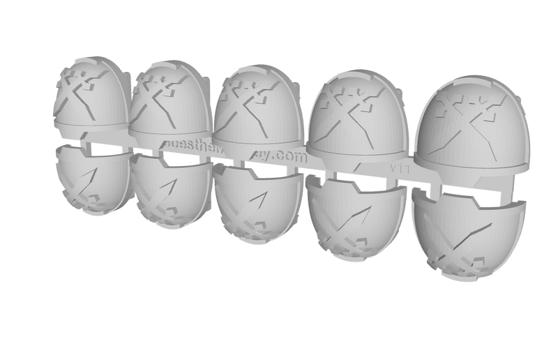 10x Covenant Guardians - G:13a Shoulder Pads