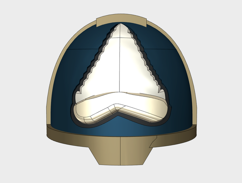 10x Shark Tooth - G:13 Ferrous Shoulder Pads