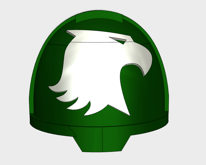 10x Stoic Raptors - G:13a Right Shoulder Pads