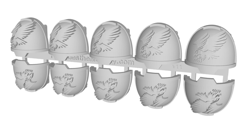 10x Strike Eagles - G:13a Shoulder Pads