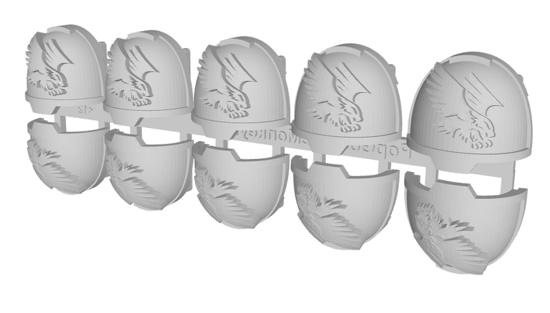 10x Strike Eagles - G:13a Right Shoulders