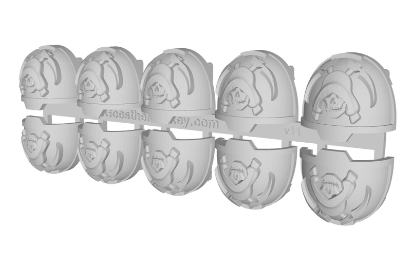 10x Astral Reapers - G:13a Shoulder Pads