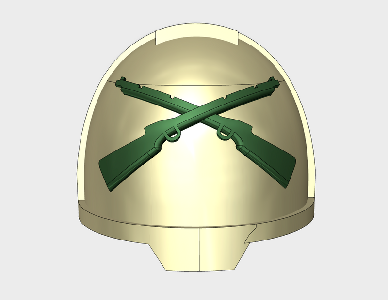 10x Crossed Rifles - G:13a Shoulder Pads