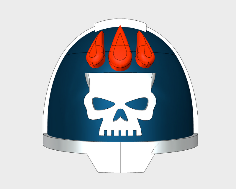 10x Crown of Blood - G:13a Shoulder Pads
