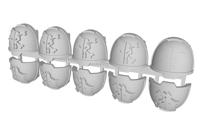 10x Death Hunters - G:13a Shoulder Pads